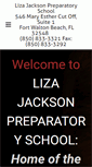 Mobile Screenshot of lizajackson.org